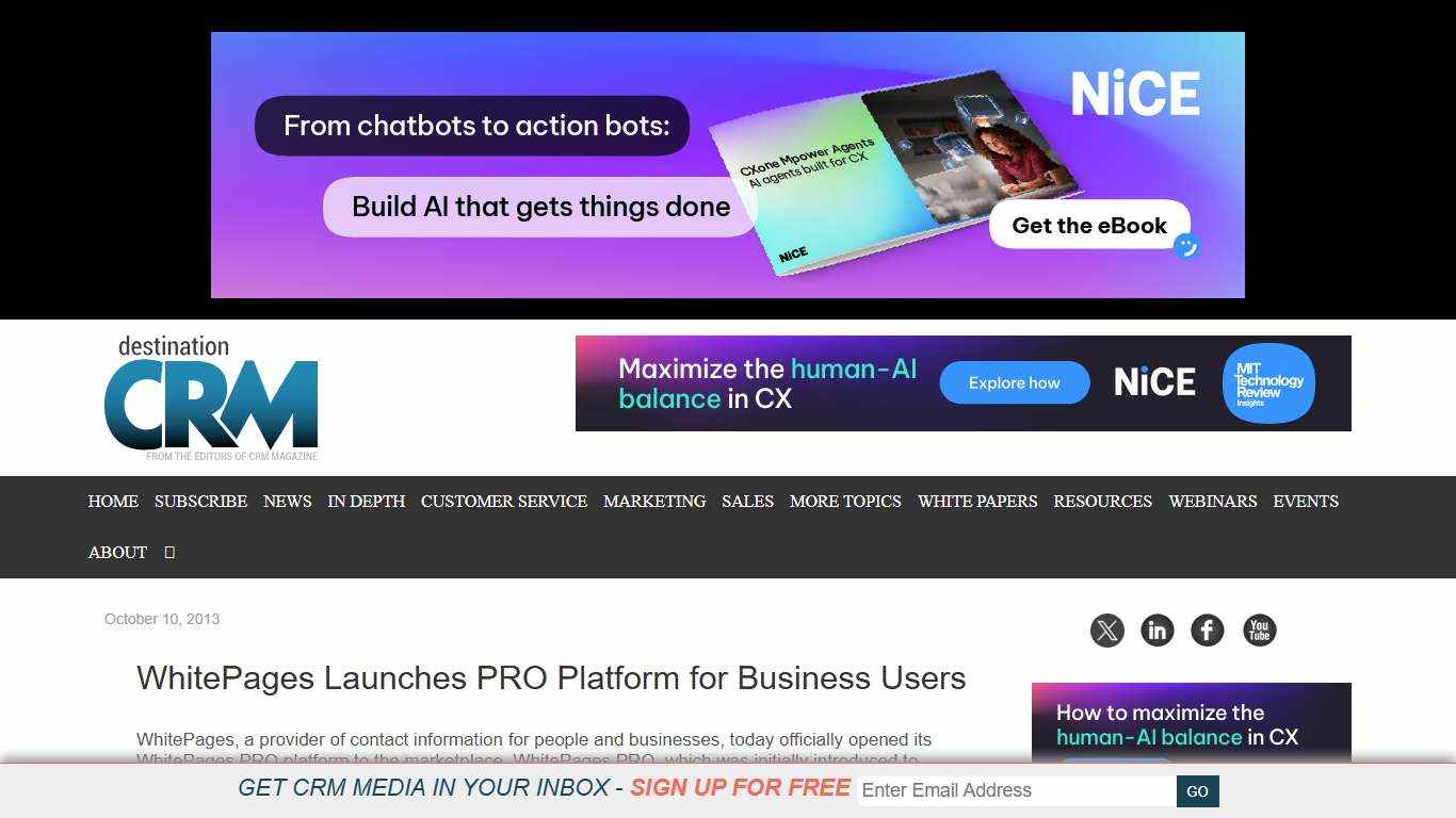 WhitePages Launches PRO Platform for Business Users